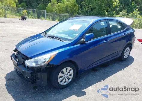 2016 Hyundai Accent Se z USA, uszkodzony, nr VIN KMHCT4AEXGU062588
